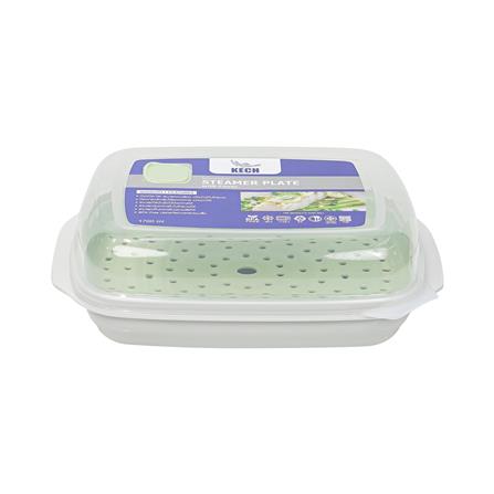 ชุดภาชนะไมโครเวฟที่นึ่งอาหาร KECH OLIVE 1.7 ลิตร_1