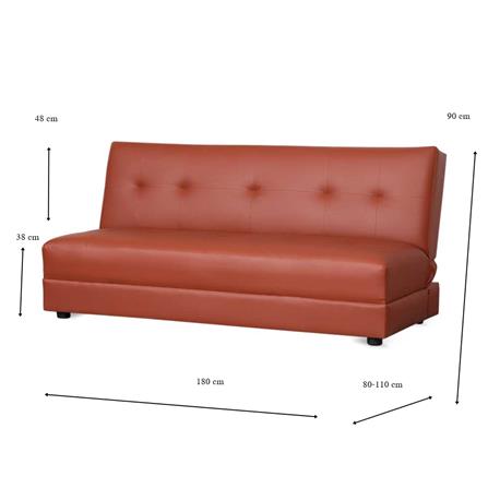 โซฟาเบด AS FURNITURE NARNIA LBWD41 สีน้ำตาล_9