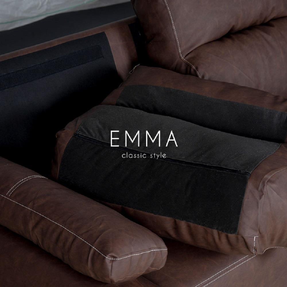 โซฟาเข้ามุมขวา AS FURNITURE EMMA LBWFB สีน้ำตาล