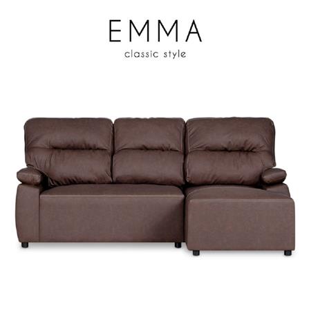 โซฟาเข้ามุมขวา AS FURNITURE EMMA LBWFB สีน้ำตาล_4