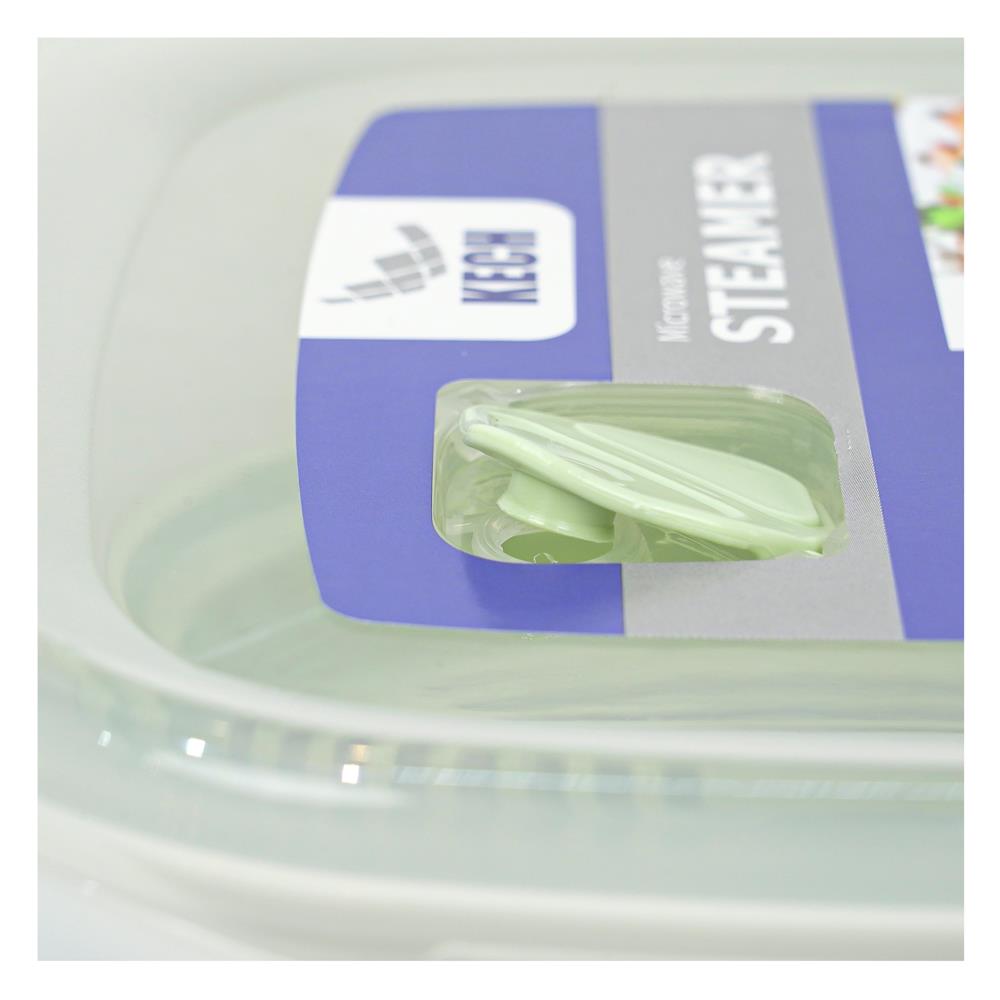 ชุดภาชนะไมโครเวฟที่นึ่งอาหาร KECH OLIVE 2.6 ลิตร