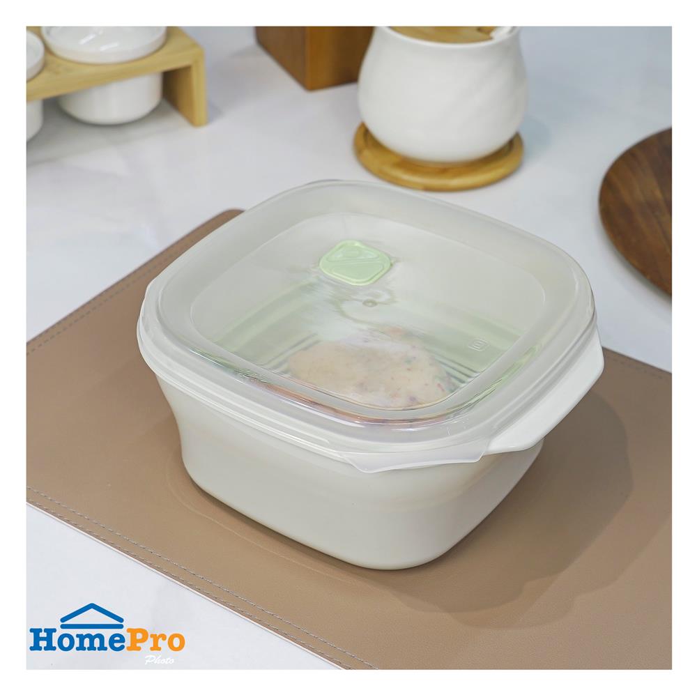 ชุดภาชนะไมโครเวฟที่นึ่งอาหาร KECH OLIVE 2.6 ลิตร