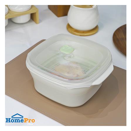 ชุดภาชนะไมโครเวฟที่นึ่งอาหาร KECH OLIVE 2.6 ลิตร_4