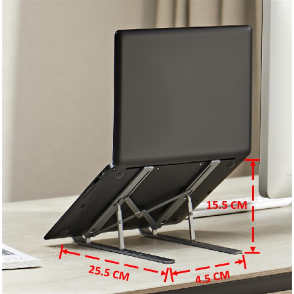 แท่นวางโน้ตบุ๊ก ERGOTREND SKI LAPTOP RISER สีเทา