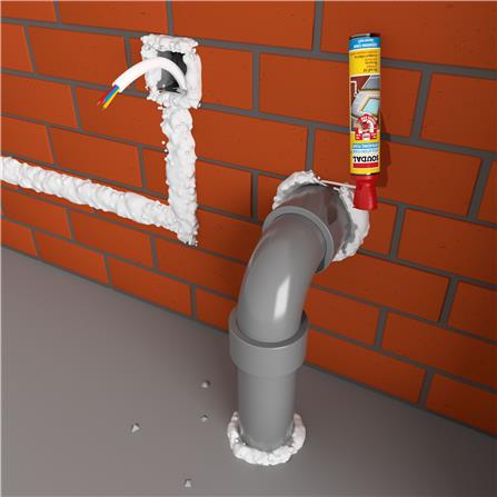 สเปร์ยโฟม PU SOUDAL GENIUS GUN 750 มล. สีขาว_3