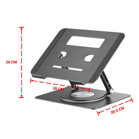 แท่นวางโน้ตบุ๊ก ERGOTREND HAVANA สีดำ_3