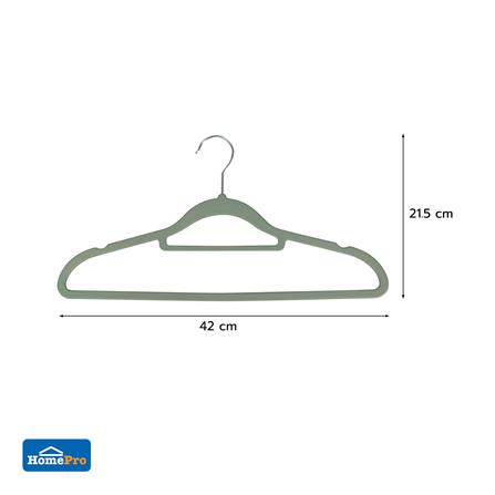 ไม้แขวนเสื้อ PLIM TIDY สีเทา แพ็ก 5 ชิ้น_5