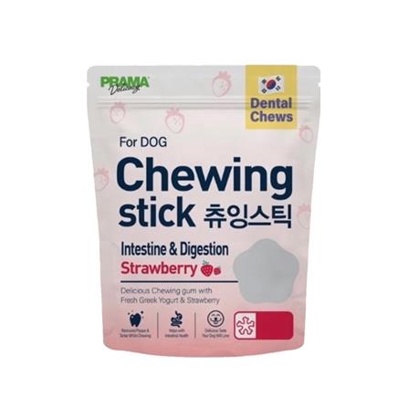 ขนมขัดฟันสุนัข PRAMA CHEWING STICK STRAWBERRY 120 ก._0