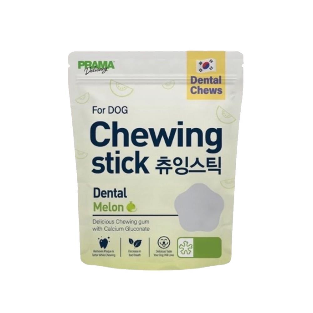 ขนมขัดฟันสุนัข PRAMA CHEWING STICK MELON 120 ก.