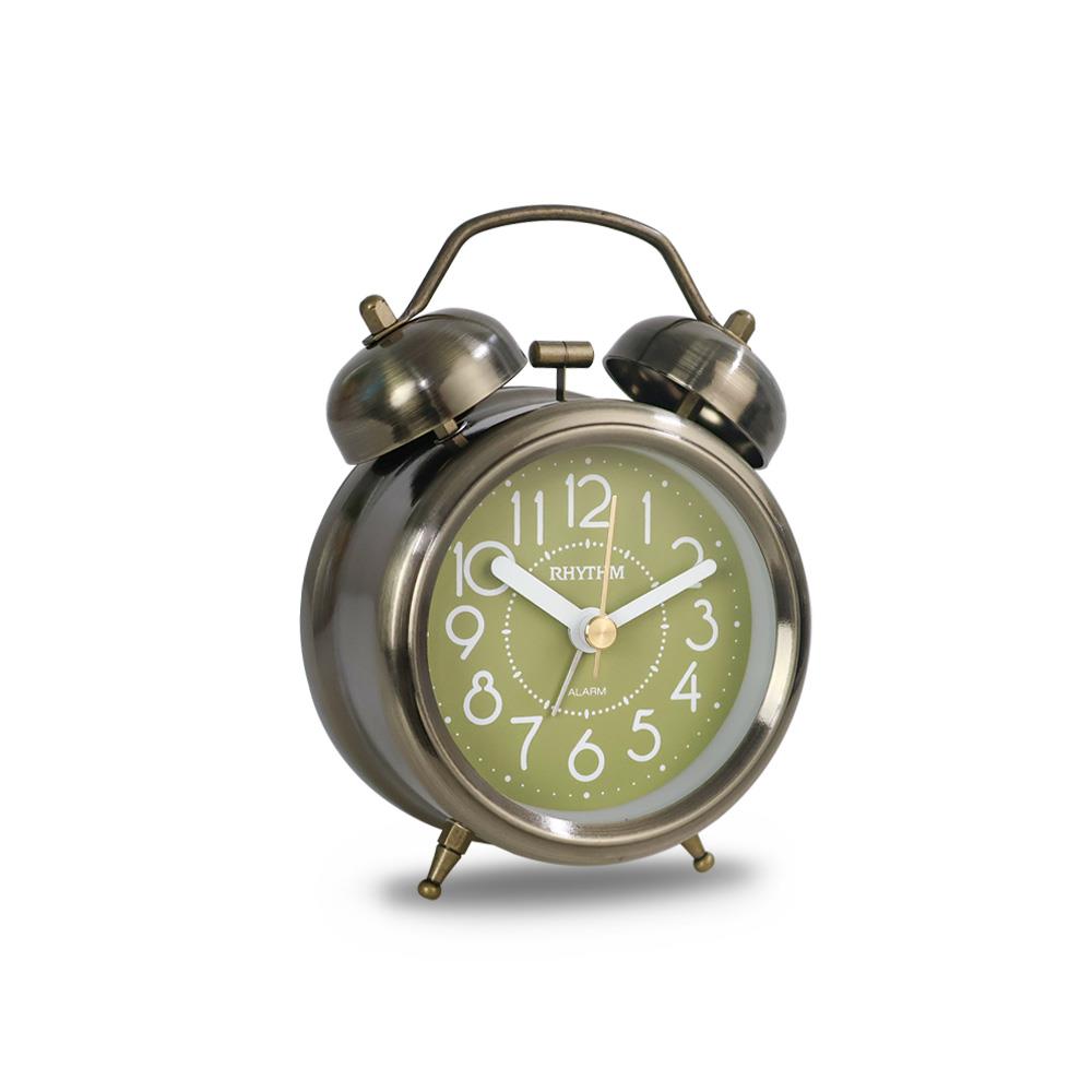 นาฬิกาปลุก RHYTHM CRA861NR63 3.5 นิ้ว สีทอง