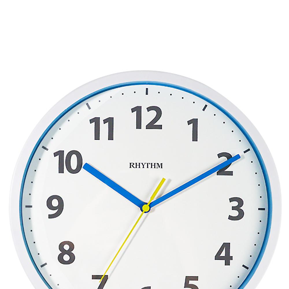 นาฬิกาแขวน RHYTHM CMG600NR03 10.5 นิ้ว สีขาว-ฟ้า