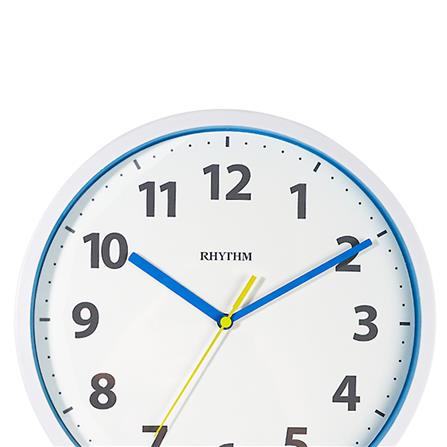 นาฬิกาแขวน RHYTHM CMG600NR03 10.5 นิ้ว สีขาว-ฟ้า_1