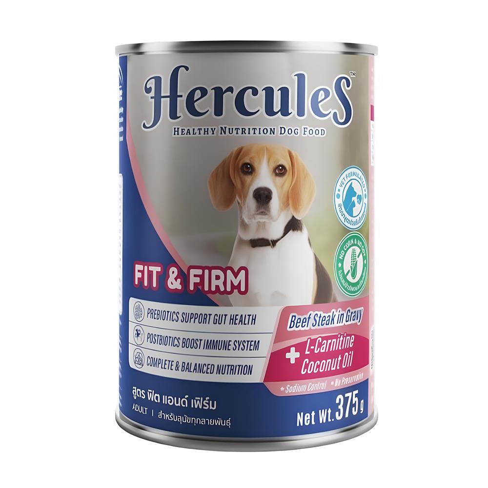 อาหารเปียกสุนัข HERCULES FIT AND FIRM 375 ก.