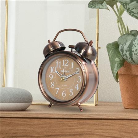 นาฬิกาปลุก RHYTHM CRA861NR35 3.5 นิ้ว สีทองแดง_5