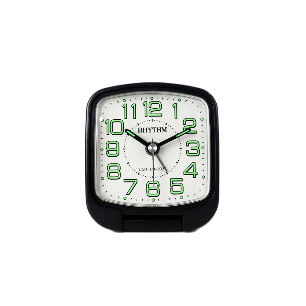 นาฬิกาปลุก RHYTHM CGE602NR02 3 นิ้ว สีดำ