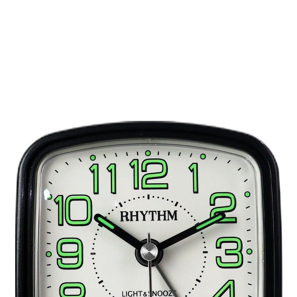 นาฬิกาปลุก RHYTHM CGE602NR02 3 นิ้ว สีดำ