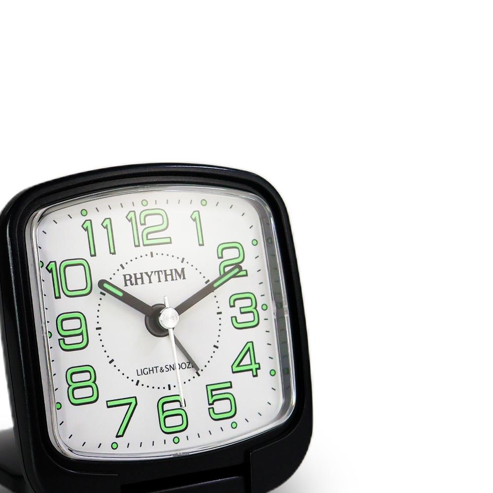 นาฬิกาปลุก RHYTHM CGE602NR02 3 นิ้ว สีดำ