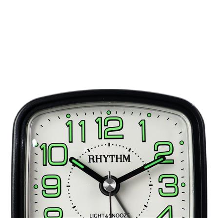 นาฬิกาปลุก RHYTHM CGE602NR02 3 นิ้ว สีดำ_1