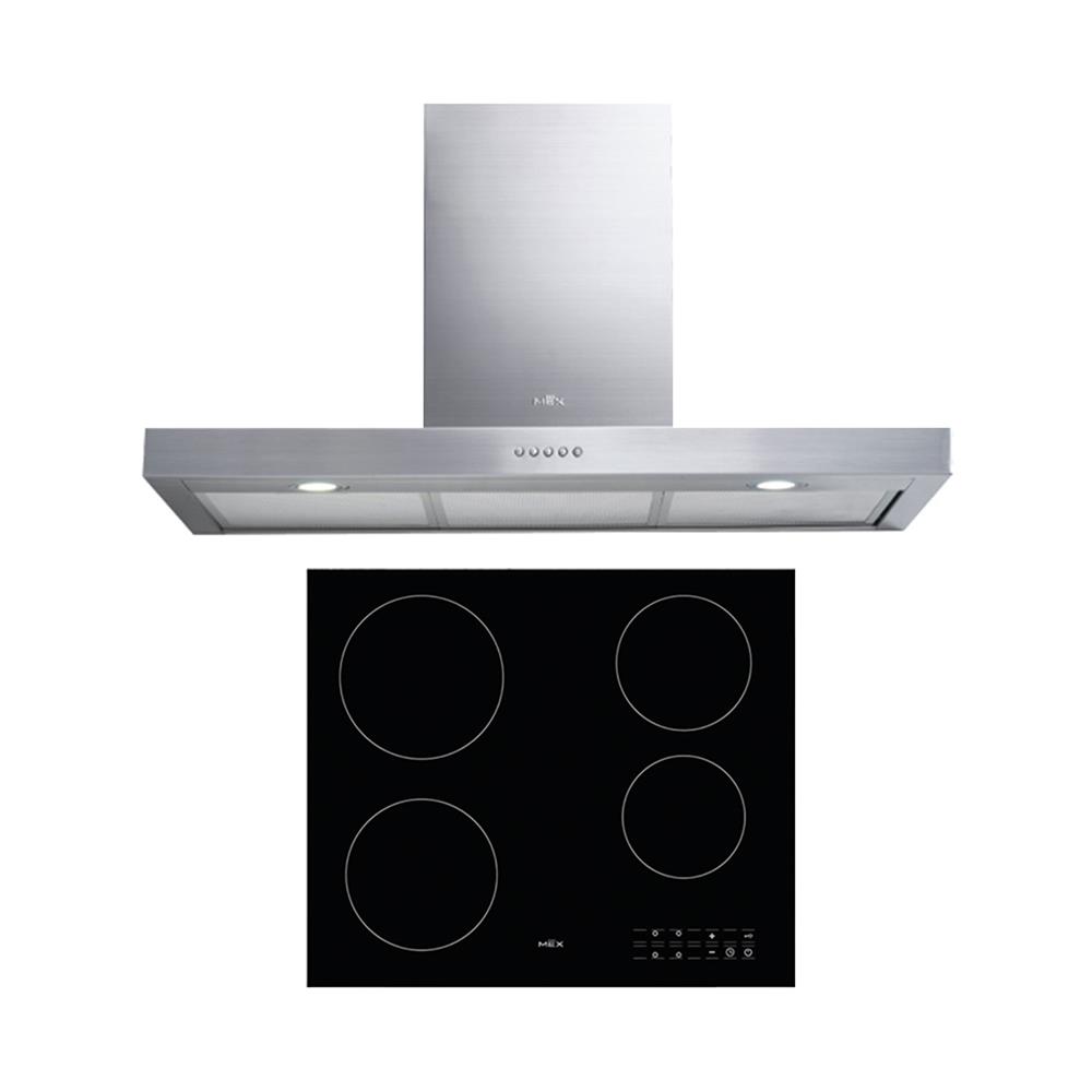 เตาฝัง+เครื่องดูดควัน MEX HVC264+K633X90