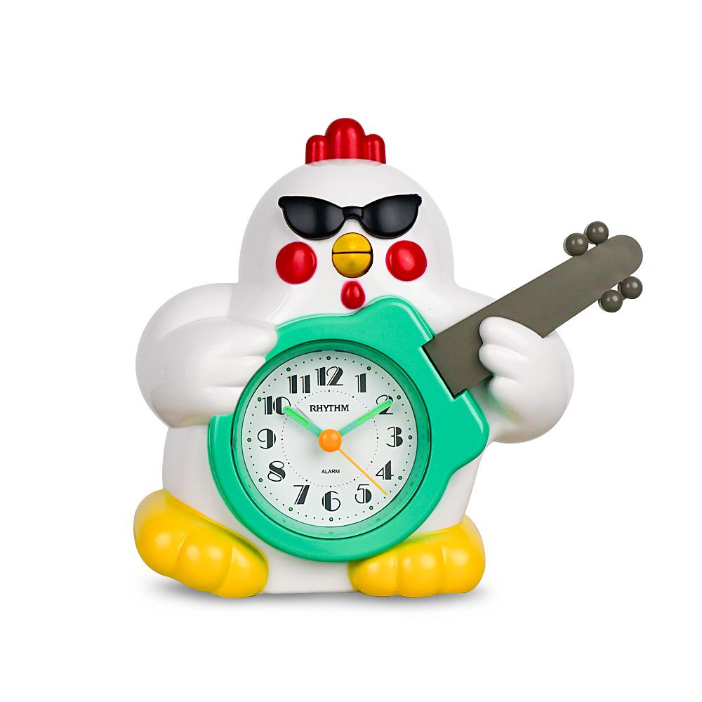 นาฬิกาปลุก RHYTHM CRE321UR03 6.5 นิ้ว สีขาว