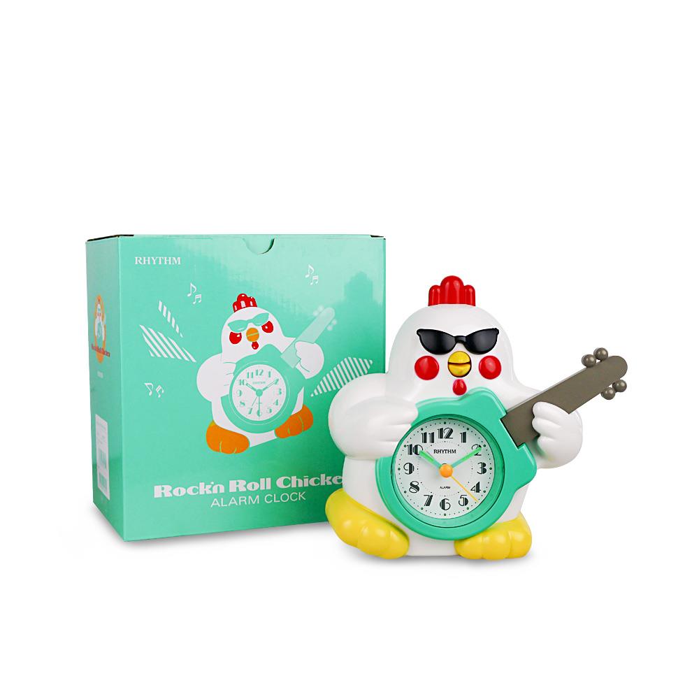 นาฬิกาปลุก RHYTHM CRE321UR03 6.5 นิ้ว สีขาว