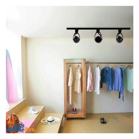 แทรคไลท์ ติดราง GU10 L&E 17-00993 สีดำ_5