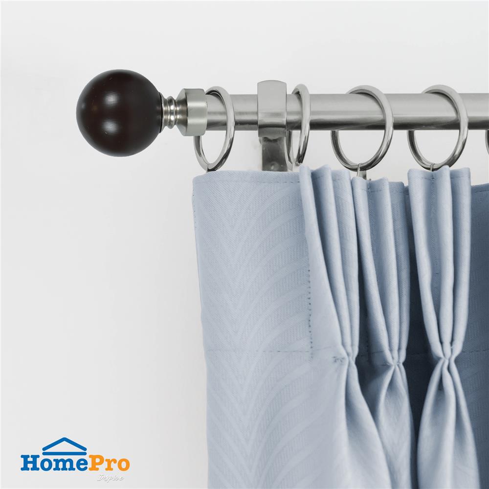 หัว-ท้ายรางม่าน HOME LIVING STYLE DEMBEL 25 มม. สีโอ๊ค แพ็ก 2 ชิ้น