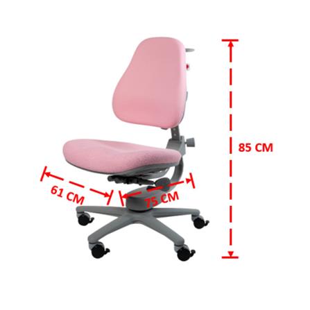 เก้าอี้เพื่อสุขภาพเด็ก COMF-PRO Y918 สีชมพูอ่อน_4