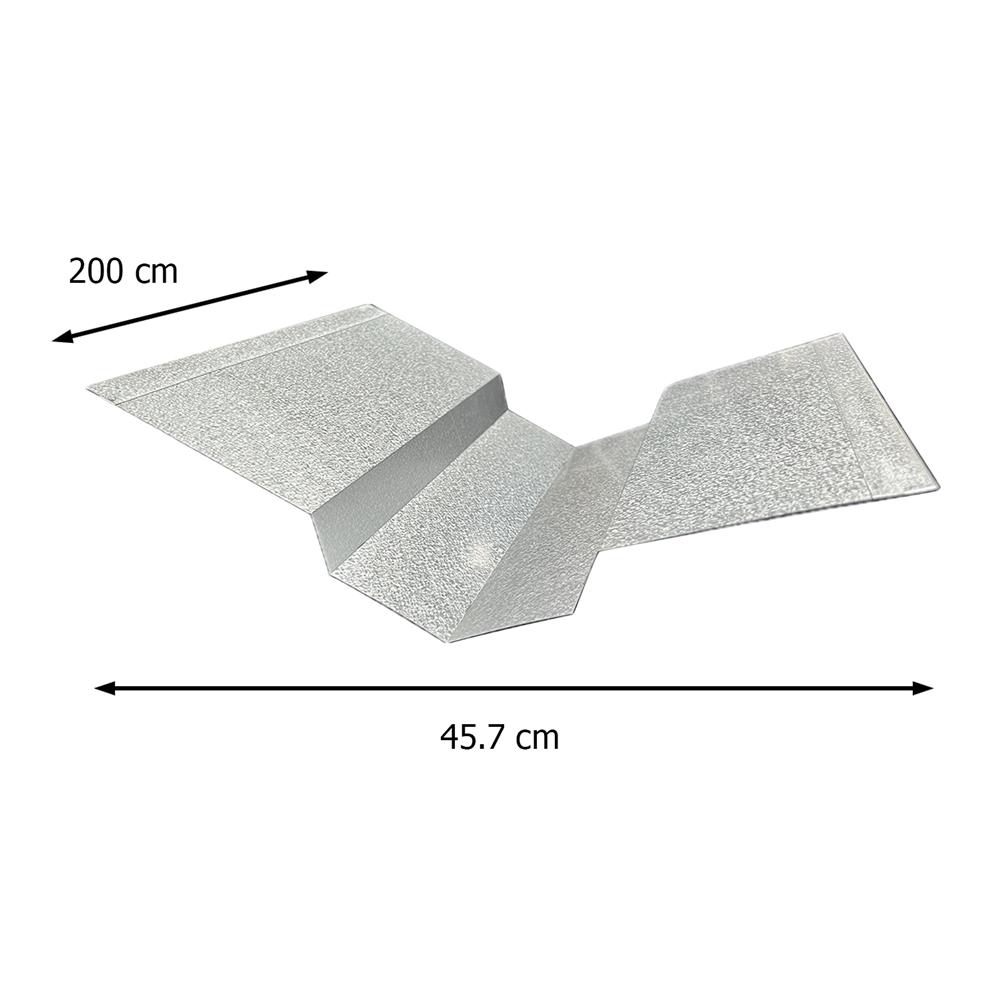 รางน้ำตะเข้ เมทัลชีท SUNSHIELD หนา 0.3 มม. ยาว 2 ม.