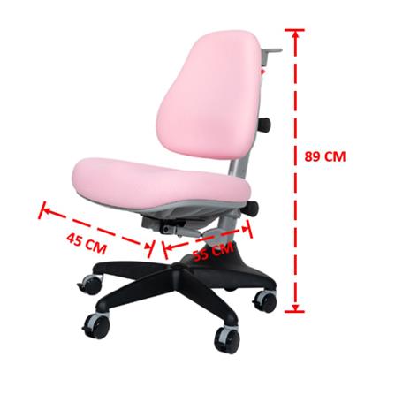 เก้าอี้เพื่อสุขภาพเด็ก COMF-PRO Y518 สีชมพูอ่อน_5