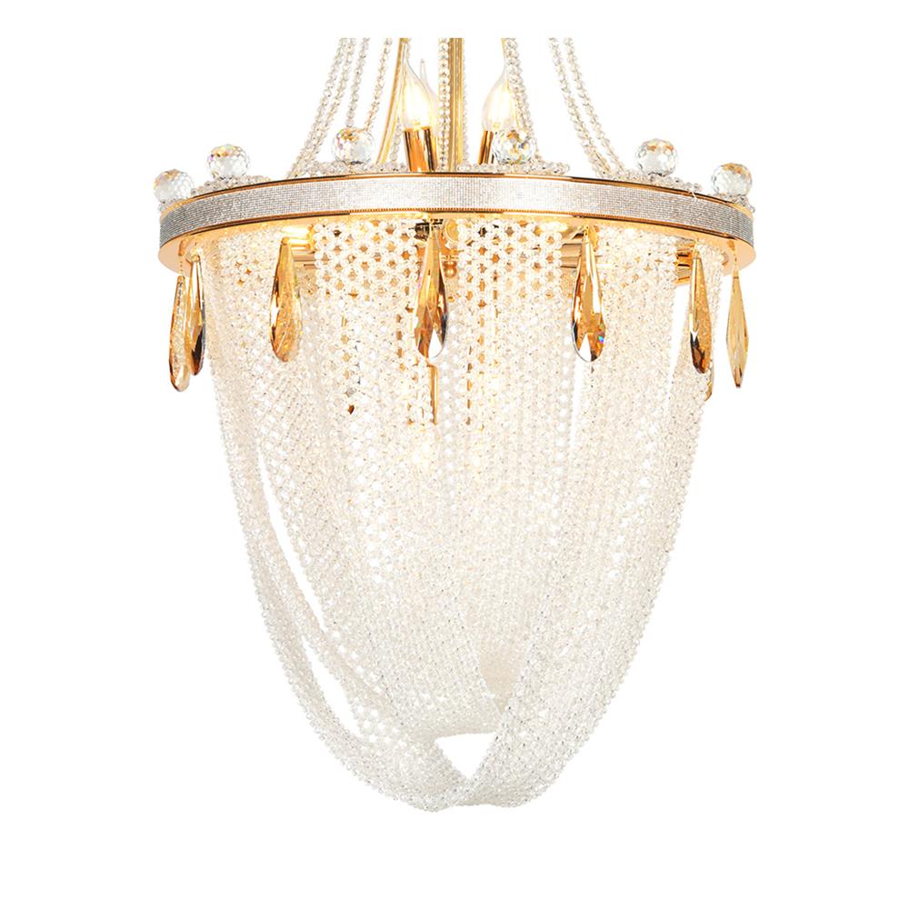 ไฟช่อ L&E 01-03101 สีทอง 33 หัว