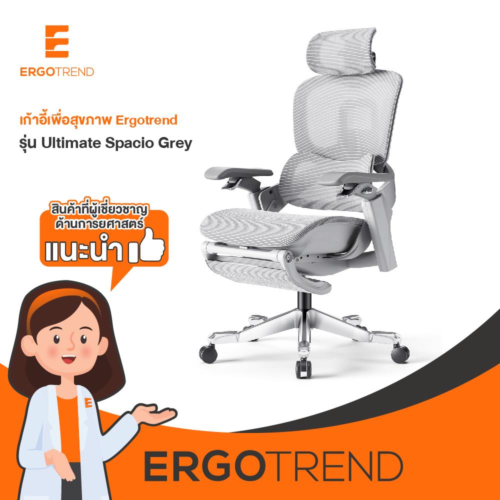 เก้าอี้สุขภาพ ERGOTREND ULTIMATE SPACIO สีเทา