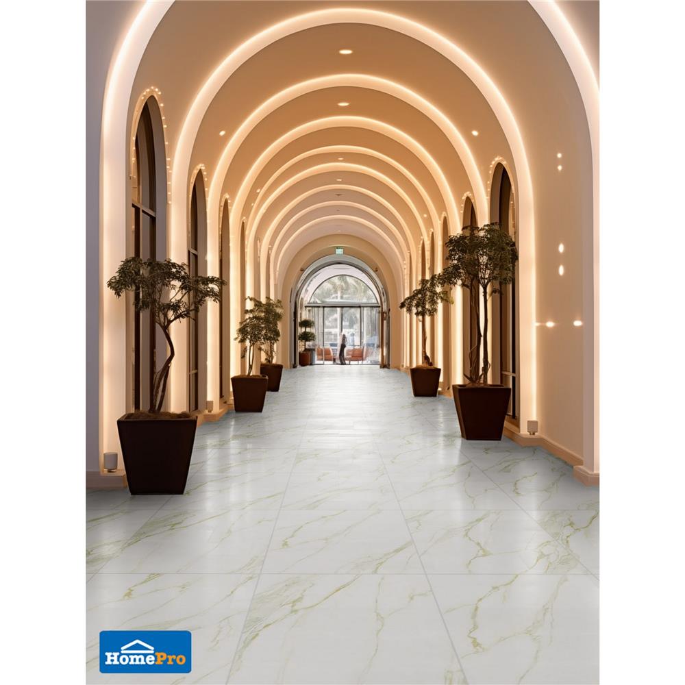 กระเบื้องพื้น 60x60 ซม. TARA โฮวอน ขาว A 1.44 ตร.ม.