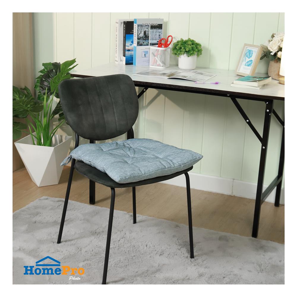 เบาะรองนั่ง HOME LIVING STYLE FLINT 18X18 นิ้ว สีเทา