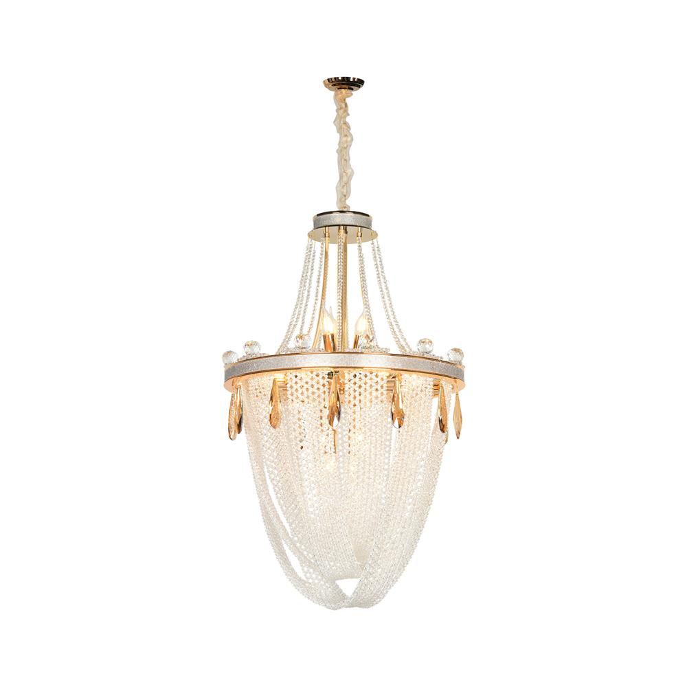 ไฟช่อ L&E 01-03100 สีทอง 19 หัว