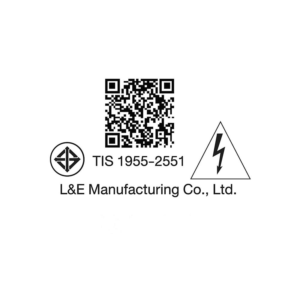 ไฟกิ่งภายใน LED L&E 01-A0242 12 วัตต์ WARM WHITE สีดำ 1 หัว