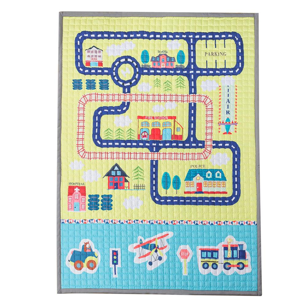 แผ่นอเนกประสงค์ HOME LIVING STYLE TRAIN 150X200 ซม. สีเหลือง