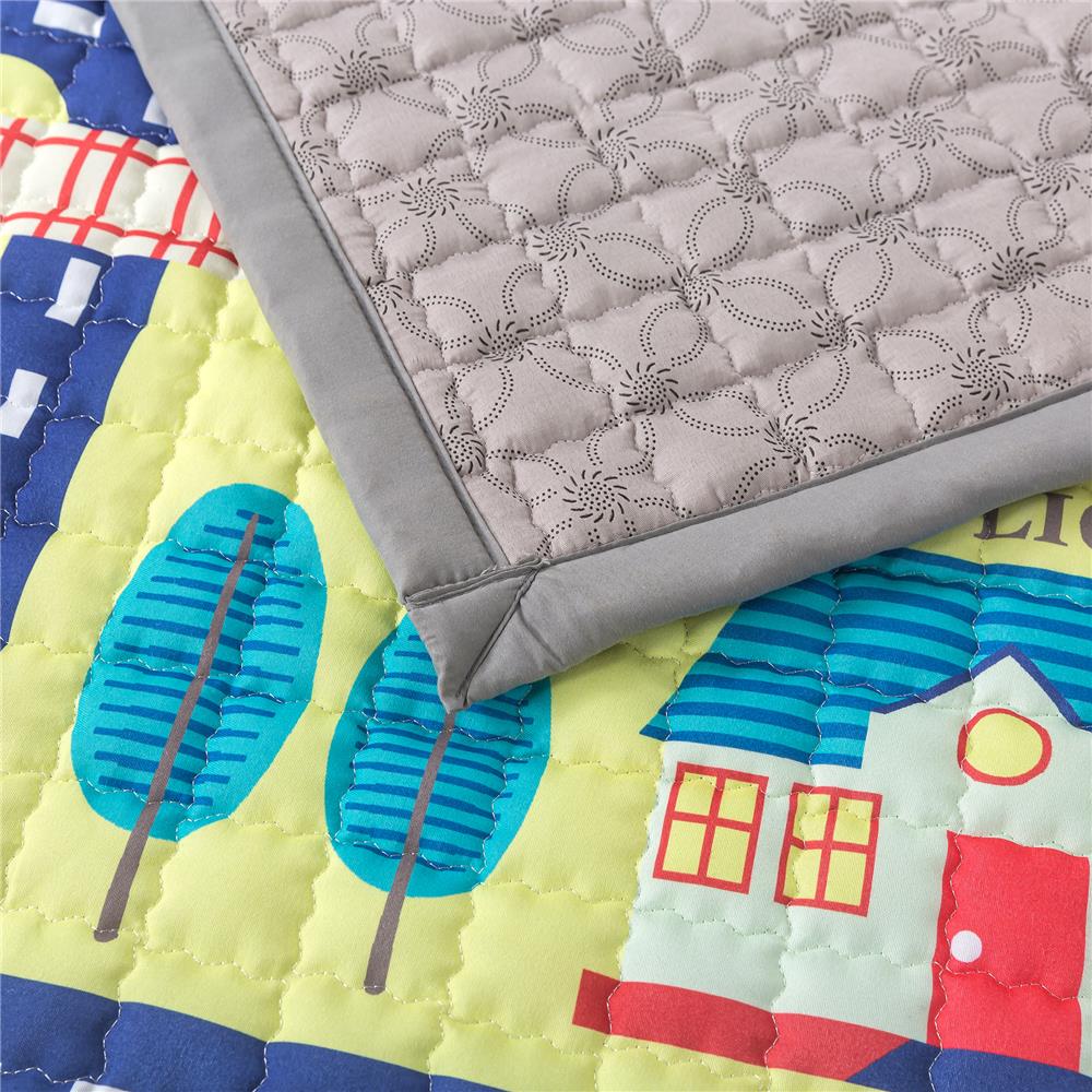 แผ่นอเนกประสงค์ HOME LIVING STYLE TRAIN 150X200 ซม. สีเหลือง