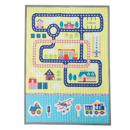 แผ่นอเนกประสงค์ HOME LIVING STYLE TRAIN 150X200 ซม. สีเหลือง_0