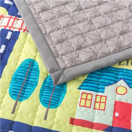 แผ่นอเนกประสงค์ HOME LIVING STYLE TRAIN 150X200 ซม. สีเหลือง_1