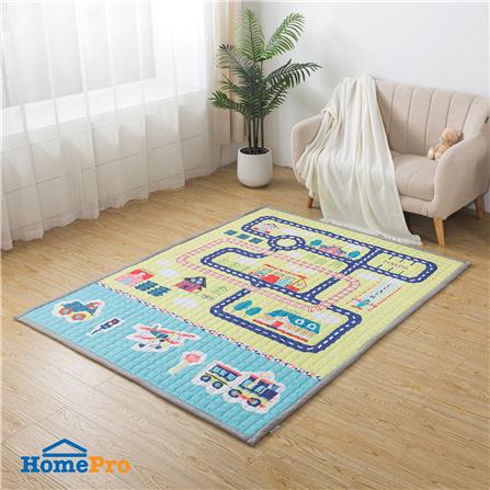 แผ่นอเนกประสงค์ HOME LIVING STYLE TRAIN 150X200 ซม. สีเหลือง_6