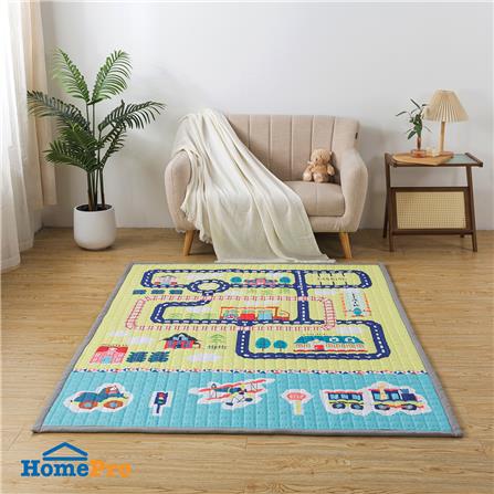 แผ่นอเนกประสงค์ HOME LIVING STYLE TRAIN 150X200 ซม. สีเหลือง_7