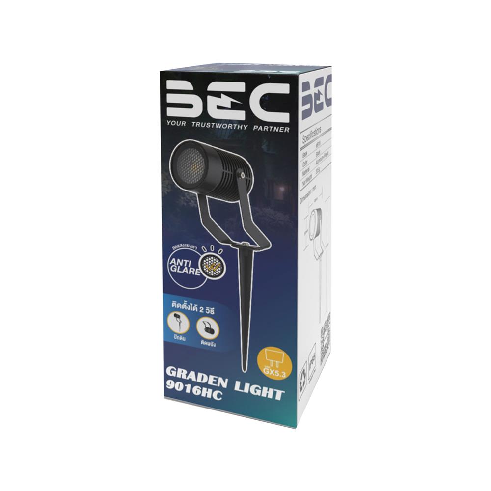 ไฟส่องต้นไม้ BEC 9016 สีดำ