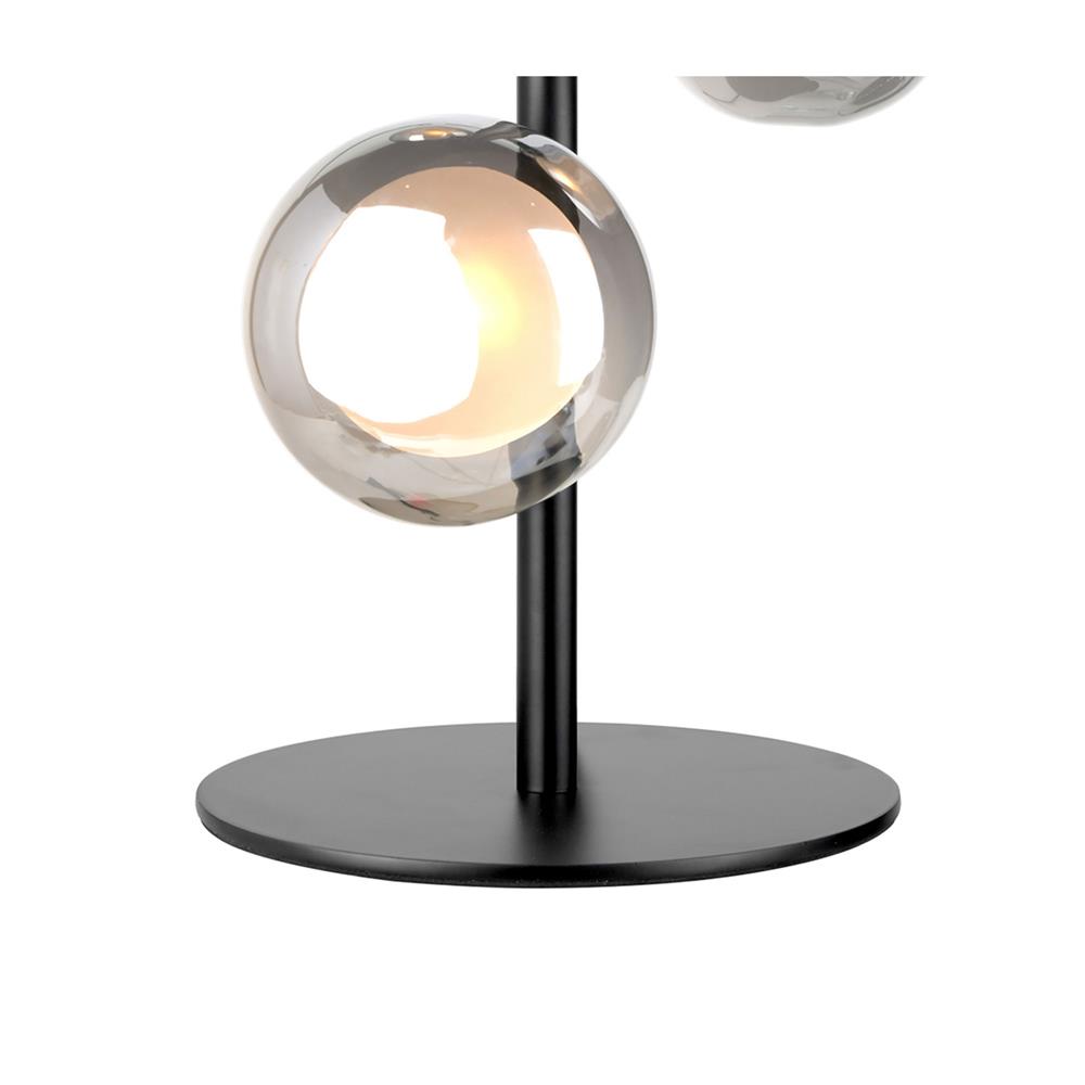 ไฟตั้งโต๊ะ L&E 01-03086 สีใส/ดำ 3 หัว