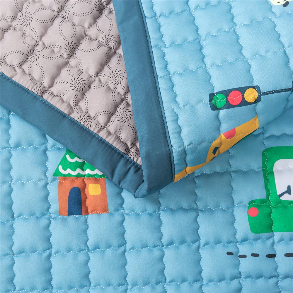 แผ่นอเนกประสงค์ HOME LIVING STYLE BUS 150X200 ซม. สีฟ้า