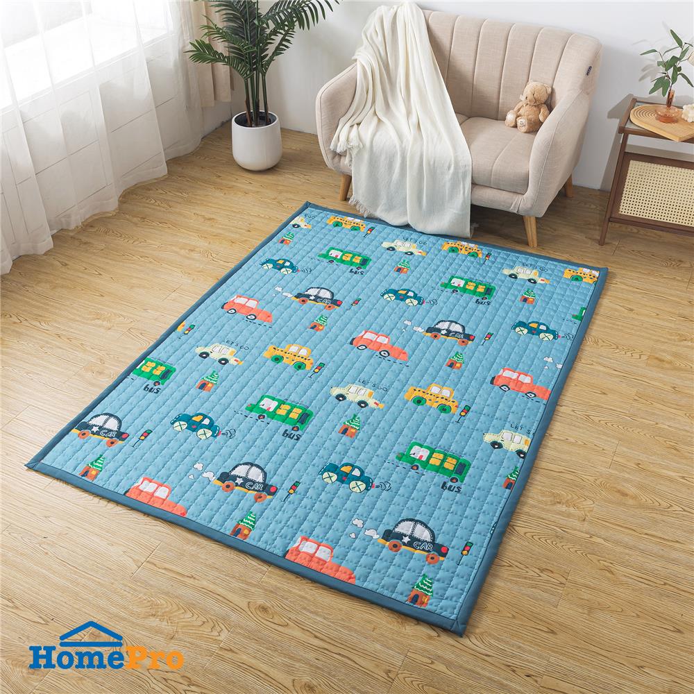 แผ่นอเนกประสงค์ HOME LIVING STYLE BUS 150X200 ซม. สีฟ้า