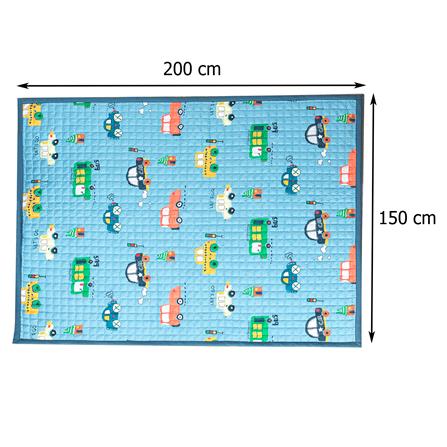 แผ่นอเนกประสงค์ HOME LIVING STYLE BUS 150X200 ซม. สีฟ้า_9