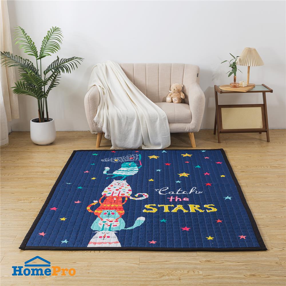 แผ่นอเนกประสงค์ HOME LIVING STYLE STAR 150X200 ซม. สีน้ำเงิน