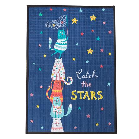 แผ่นอเนกประสงค์ HOME LIVING STYLE STAR 150X200 ซม. สีน้ำเงิน_0