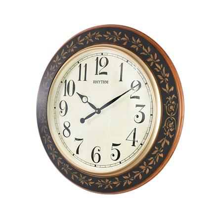 นาฬิกาแขวนไม้ RHYTHM CMG292NR06 23.5 นิ้ว สีน้ำตาล_2